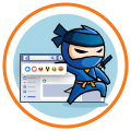 facebook ninja metrisk ikon